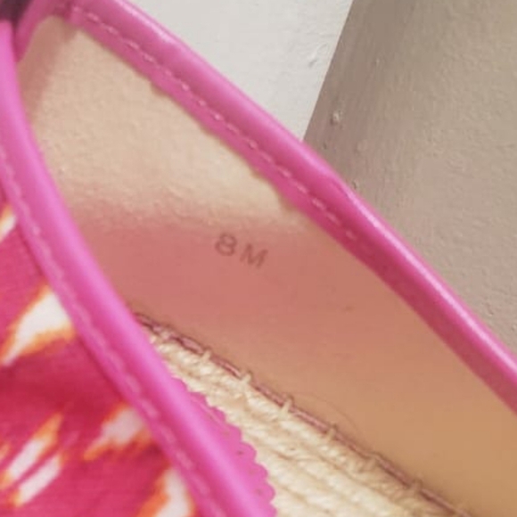 C. Wonder Pink Espadrille Flats Size 8M🌴 - Picture 7 of 11
